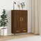 vidaXL - Hoge - kast - 69,5x31x115 - cm - bewerkt - hout - bruin - eikenkleur