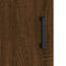 vidaXL - Hoge - kast - 69,5x31x115 - cm - bewerkt - hout - bruin - eikenkleur