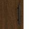 vidaXL - Hoge - kast - 69,5x31x115 - cm - bewerkt - hout - bruin - eikenkleur