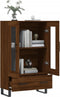 vidaXL - Hoge - kast - 69,5x31x115 - cm - bewerkt - hout - bruin - eikenkleur