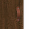 vidaXL - Hoge - kast - 69,5x31x115 - cm - bewerkt - hout - bruin - eikenkleur