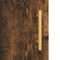 vidaXL - Hoge - kast - 69,5x31x115 - cm - bewerkt - hout - gerookt - eikenkleurig
