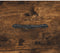 vidaXL - Hoge - kast - 69,5x31x115 - cm - bewerkt - hout - gerookt - eikenkleurig
