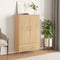 vidaXL - Hoge - kast - 69,5x31x115 - cm - bewerkt - hout - sonoma - eikenkleurig