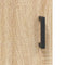 vidaXL - Hoge - kast - 69,5x31x115 - cm - bewerkt - hout - sonoma - eikenkleurig