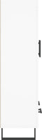 vidaXL - Hoge - kast - 69,5x31x115 - cm - bewerkt - hout - wit