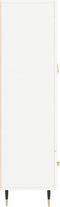vidaXL - Hoge - kast - 69,5x31x115 - cm - bewerkt - hout - wit