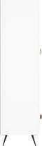 vidaXL - Hoge - kast - 69,5x31x115 - cm - bewerkt - hout - wit