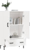vidaXL - Hoge - kast - 69,5x31x115 - cm - bewerkt - hout - wit