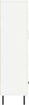 vidaXL - Hoge - kast - 69,5x31x115 - cm - bewerkt - hout - wit