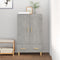 vidaXL - Hoge - kast - 70x31x115 - cm - bewerkt - hout - betongrijs