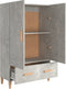 vidaXL - Hoge - kast - 70x31x115 - cm - bewerkt - hout - betongrijs