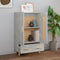 vidaXL - Hoge - kast - 70x31x115 - cm - bewerkt - hout - betongrijs