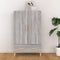 vidaXL - Hoge - kast - 70x31x115 - cm - bewerkt - hout - grijs - sonoma - eikenkleurig
