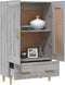 vidaXL - Hoge - kast - 70x31x115 - cm - bewerkt - hout - grijs - sonoma - eikenkleurig