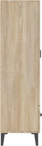 vidaXL - Hoge - kast - 70x31x115 - cm - bewerkt - hout - sonoma - eikenkleurig