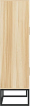 vidaXL - Hoge - kast - 70x35x125 - cm - bewerkt - hout