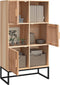 vidaXL - Hoge - kast - 70x35x125 - cm - bewerkt - hout