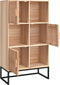 vidaXL - Hoge - kast - 70x35x125 - cm - bewerkt - hout