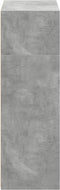 vidaXL - Hoge - kast - 70x41x124 - cm - bewerkt - hout - betongrijs