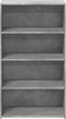 vidaXL - Hoge - kast - 70x41x124 - cm - bewerkt - hout - betongrijs