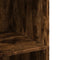 vidaXL - Hoge - kast - 70x41x124 - cm - bewerkt - hout - gerookt - eikenkleurig