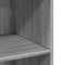 vidaXL - Hoge - kast - 70x41x124 - cm - bewerkt - hout - grijs - sonoma - eikenkleurig
