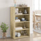 vidaXL - Hoge - kast - 70x41x124 - cm - bewerkt - hout - sonoma - eikenkleurig
