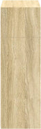 vidaXL - Hoge - kast - 70x41x124 - cm - bewerkt - hout - sonoma - eikenkleurig