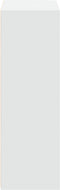 vidaXL - Hoge - kast - 70x41x124 - cm - bewerkt - hout - wit