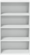 vidaXL - Hoge - kast - 70x41x124 - cm - bewerkt - hout - wit