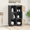 vidaXL - Hoge - kast - 74x35x117 - cm - massief - grenenhout - grijs