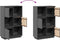 vidaXL - Hoge - kast - 74x35x117 - cm - massief - grenenhout - grijs