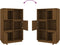 vidaXL - Hoge - kast - 74x35x117 - cm - massief - grenenhout - honingbruin