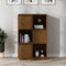 vidaXL - Hoge - kast - 74x35x117 - cm - massief - grenenhout - honingbruin