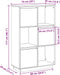 vidaXL - Hoge - kast - 74x35x117 - cm - massief - grenenhout - honingbruin