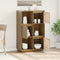 vidaXL - Hoge - kast - 74x35x117 - cm - massief - grenenhout - honingbruin