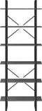 vidaXL - Hoge - kast - 80x30x210 - cm - massief - grenenhout - grijs