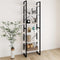 vidaXL - Hoge - kast - 80x30x210 - cm - massief - grenenhout - wit