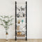 vidaXL - Hoge - kast - 80x30x210 - cm - massief - grenenhout - wit