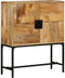 vidaXL - Hoge - kast - 80x30x95 - cm - massief - ruw - mangohout