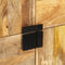 vidaXL - Hoge - kast - 80x30x95 - cm - massief - ruw - mangohout