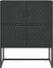 vidaXL - Hoge - kast - 80x35x100 - cm - staal - zwart