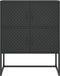 vidaXL - Hoge - kast - 80x35x100 - cm - staal - zwart