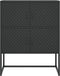 vidaXL - Hoge - kast - 80x35x100 - cm - staal - zwart