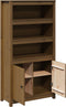 vidaXL - Hoge - kast - 80x35x154 - cm - massief - grenenhout - honingbruin