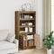vidaXL - Hoge - kast - 80x35x154 - cm - massief - grenenhout - honingbruin