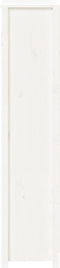 vidaXL - Hoge - kast - 80x35x154 - cm - massief - grenenhout - wit