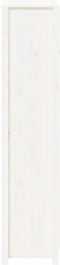 vidaXL - Hoge - kast - 80x35x154 - cm - massief - grenenhout - wit
