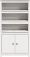 vidaXL - Hoge - kast - 80x35x154 - cm - massief - grenenhout - wit